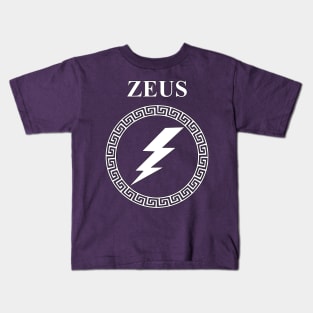 Zeus Ancient Greek God Kids T-Shirt